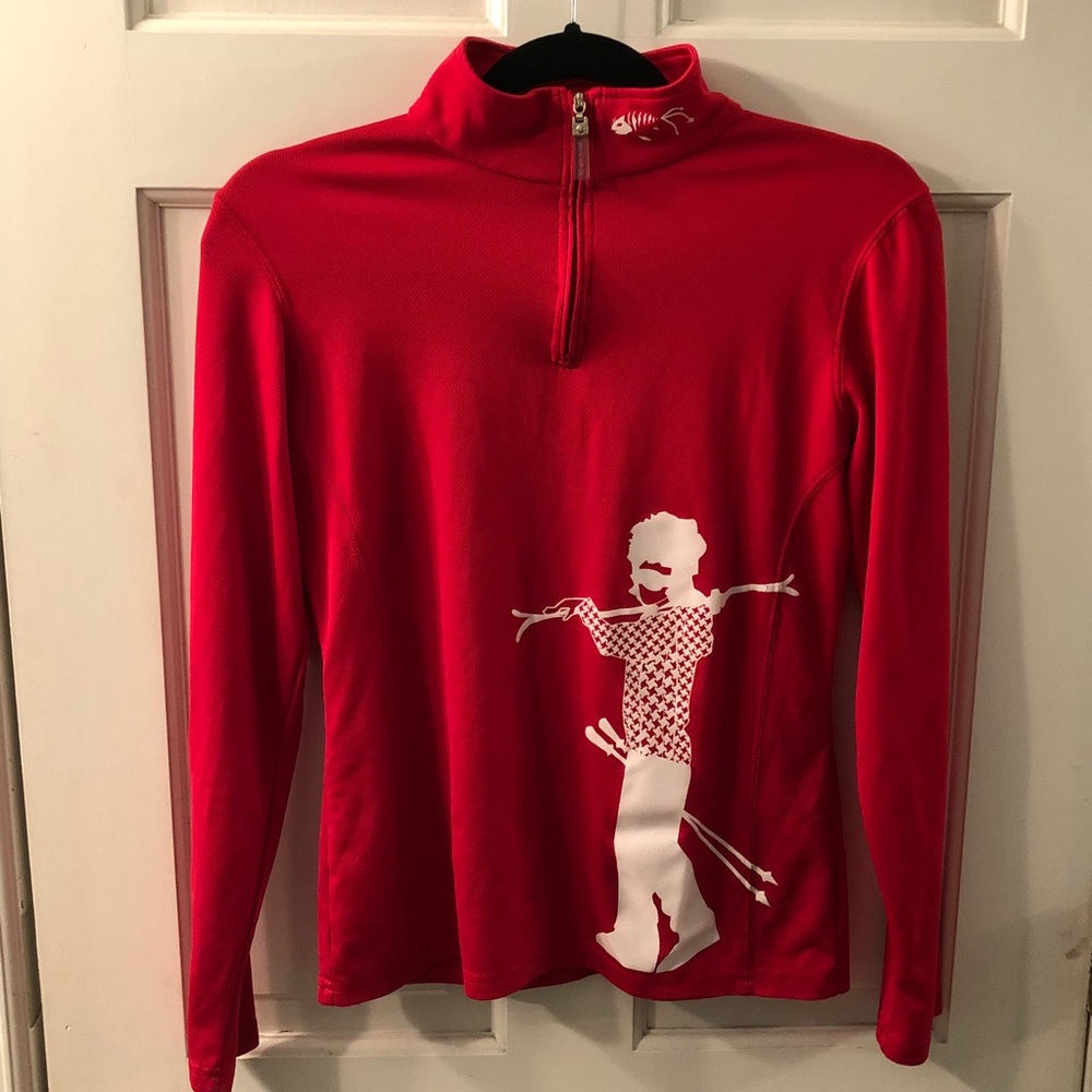 Quarter zip Ski Pullover